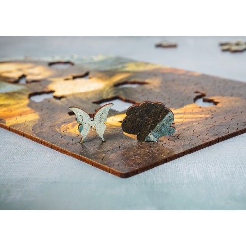 Drewniane puzzle A4 Leonardo da Vinci 